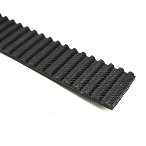 Courroies de distribution en polyuréthane (PU) dentées HTD 3M S3M 5M S5M HTD5M HTDS5M, couleur blanche et noire, largeur 20 mm, avec cordon en acier - Product Image 3