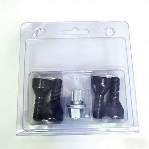 36136786419 BLACK <strong>LOCKING</strong> SECURITY <strong>WHEEL</strong> BOLTS <strong>NUTS</strong> <strong>SET</strong> for E46 E87 E90 E60 - Product Image 4