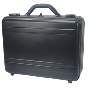 Customize Tool Box Aluminum With Handle Waterproof Black Universal Hard Case With Foam For Camera Electrics Protects