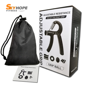 Handgreep Versterker Kit (5 Stuks) Onderarm Vinger Sporter Massage Bal Verstelbare Handgrijper - Product Image 3