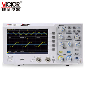 Osciloscopio Digital Victor VC1100M de Doble Canal con Almacenamiento y Ancho de Banda de 100M - Product Image 5