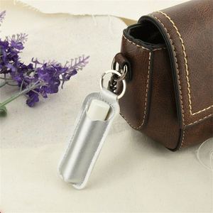 กระเป๋าใส่ลิปสติกหนัง PU กันน้ำแบบพกพาพร้อมพวงกุญแจ ขายส่ง - Product Image 4