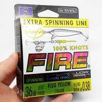 Ligne de pêche/tresse de pêche Balsax FIRE 2026, ligne coulante super résistante 8lb-57lb pour eau douce et eau salée