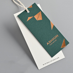 Étiquettes volantes étiquettes de vêtement en aluminium étiquettes de Logo personnalisé feuille d'or estampage Logo étiquette <span class=keywords><strong>volante</strong></span> pour jeans et vêtements - Product Image 1