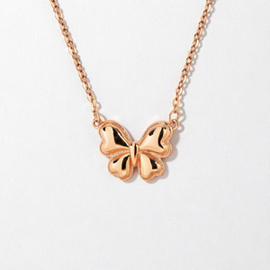 Daidan 18K Gold Plated Butterfly Pendant Necklace <b>Link</b> Chain Zircon Micro Insert Trendy Jewelry From Rajasthan for Women Gift - Product Image 1