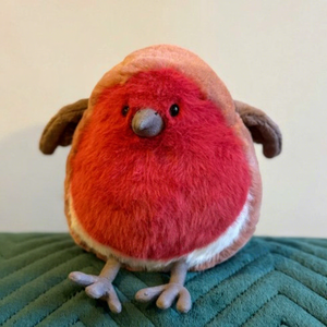 Adorable peluche Robin à poitrine <span class=keywords><strong>rouge</strong></span>, jouet <span class=keywords><strong>oiseau</strong></span> doux et moelleux pour la décoration de la chambre de bébé, cadeau de fête - Product Image 5