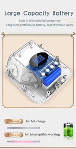 <strong>2021</strong> Newest S50 54W 4 Timers Rechargeable <strong>Long</strong> Use Cordless UV LED <strong>Nail</strong> Lamp for Gel <strong>Nails</strong> Curing - Product Image 6