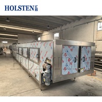 Machine de pasteurisation continue pour bouteilles en verre, canettes, pots, tunnel de pulvérisation pour jus de fruits, bière