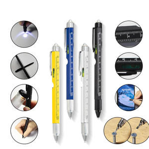 मल्टी-फंक्शन टूल बोतल सलामी बल्लेबाज स्टैंड स्टाइलस पेन मेटल बॉलपॉइंट पेन बिजनेस गिफ्ट ने लाइट पेन थोक 9-इन-1 - Product Image 2