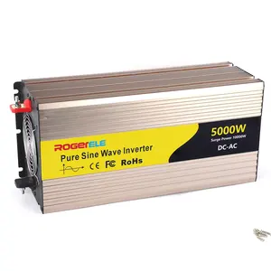 Factory Supply 12v 24v 48v power inverter 5000W dc to ac 110v 220 volt inverter