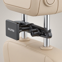 Support de tablette pour appuie-tête de voiture OEM personnalisé, support de tablette pour siège arrière CE ROSH, support magnétique pour téléphone et tablette réglable à 360° pour siège arrière
