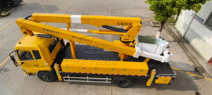 Camión con Plataforma Telescópica Aislada de Fibra de Vidrio de Alta Calidad DF 23m 55KV para Mantenimiento de Postes Eléctricos - Product Image 2