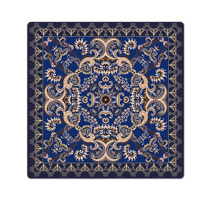 Purple square Flower Mahjong Mat with Retro Style Table Mat Is Suitable for Gaming and Features Quiet and Thick Construction - Product Image 4