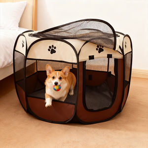 Grand plateau pliable en plastique à fermeture à bouton pour <span class=keywords><strong>cage</strong></span> à chat pour usage domestique salle de livraison fournitures pour animaux de compagnie pour chats chiens - Product Image 1