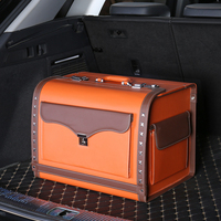 Organisateur de coffre de voiture avec serrure à code, boîte de rangement pour coffre de voiture, boîte de rangement pour SUV, berlines, robuste, étanche, multi-compartiments