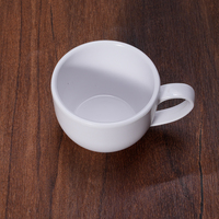 Assiette ronde en mélamine 6030, écologique, de qualité alimentaire, avec poignée, réutilisable, style classique, logo personnalisable pour les fêtes