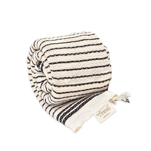 100% Eco-Friendly <b>Turkish</b> Peshtemal Luxury Sand-Free Jacquard Soft Cotton Quick Dry Striped Beach <b>Towel</b>-Breathable Design - Product Image 1
