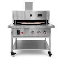 Four électrique automatique de table pour la cuisson de pâtes arabes plates, de pain tandoori, de lavash indien, de pain pita, de pain naan, de chapati rond et de roti