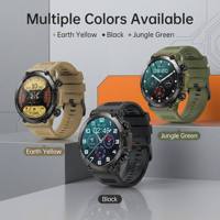 Montre connectée sportive K56Pro OEM unisexe Android IOS ronde 1,39'' avec appels Bluetooth, suivi d'activité IP67, réveil, santé et sport