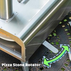 <span class=keywords><strong>Four</strong></span> à pizza extérieur portable-<span class=keywords><strong>Four</strong></span> à pizza en <span class=keywords><strong>pierre</strong></span> rotatif multi-combustibles à bois et à gaz - Product Image 2