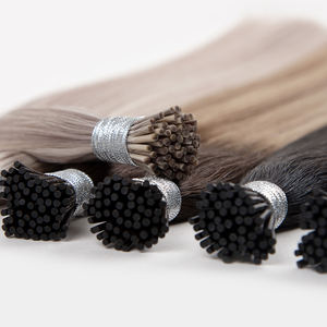 Extensiones Premium 100% Human 12A Russian Virgin HairI-Tip sin procesar, cutícula alineada, Remy recto sin enredos sin desprendimiento, - Product Image 2