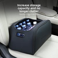 Boîte de rangement multifonction pliable pour coffre de voiture avec compartiment à gants