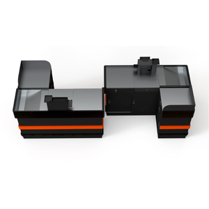 Highbright High Quality Durable Modern Design Multi-Compartment Checkout <b>Counter</b> with Aesthetic Appeal 900mm Height - Product Image 6