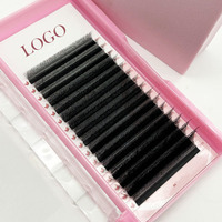 Extensions de cils en gros 2D 3D 4D 5D 6D 7D, légères, douces et volumineuses, 0.05 0.07mm, courbures C D L U, forme W, volume YY W U