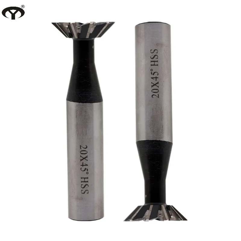 HSS M2 60 Degree Dovetail Milling Cutter with TIN coating