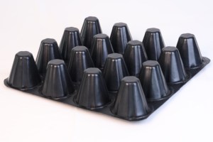 Système de drainage extérieur en plastique de haute qualité <span class=keywords><strong>pour</strong></span> jardin et <span class=keywords><strong>terrasse</strong></span> – Polyéthylène haute densité <span class=keywords><strong>pour</strong></span> protéger le gazon, installation facile - Product Image 4