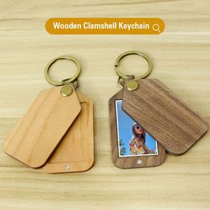 ของขวัญวันแม่แบบขายส่ง แกะสลักรูปภาพ โลโก้ บนไม้เชอร์รี่ ปรับแต่งได้ เป็นมิตรกับสิ่งแวดล้อม พิมพ์ลาย UV ของขวัญชิ้นเล็ก ไม้สลักชื่อส่วนตัว - Product Image 2