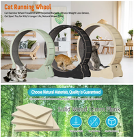 Juguete interactivo de alta calidad para mascotas, ejercicio de lujo para gatos, rueda para correr, marco de escalada, rueda silenciosa para gatos, cinta de correr sostenible
