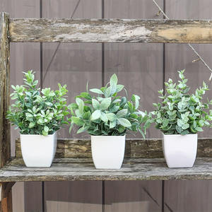 Surface brumeuse bonsaï Simulation vert plastique plantes artificielles bureau ornements floraux pour salon décoration intérieure - Product Image 4