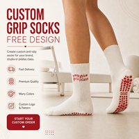 Chaussettes de yoga antidérapantes de haute qualité avec logo personnalisé, style nouveau, pour le fitness et le Pilates, chaussettes de sport pour femmes, chaussettes de yoga antidérapantes