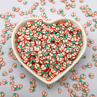 Groothandel Fruit Plakjes Polymeer Klei Voor Cake Hagelslag Decoratie Glitter Kerstversiering