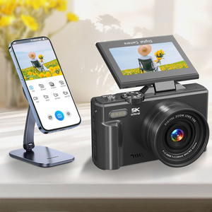 5K Digital Auto Focus 75MP Vlogging Cámara con 18X Zoom 3 "180 ° Pantalla abatible Cámara de viaje compacta para fotografía y <span class=keywords><strong>YouTube</strong></span> - Product Image 5