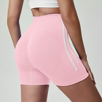Pantalon de cyclisme extérieur pour femme, taille haute, extensible, pour entraînement abdominal et yoga, short intégré