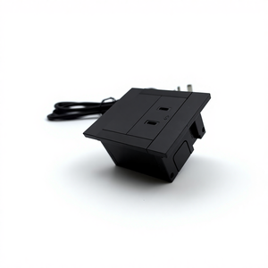 LEGA LEGA 20W veloce USB tipo-C caricatore in LEGA di alluminio 2 porte piccola presa di corrente Desktop per uso industriale 13A corrente nominale 3m cavo - Product Image 5
