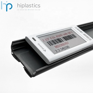 Hiplastics rõ ràng nhựa kỹ thuật số dính giá tag chủ ESL đường sắt điện tử nhãn kệ với dễ dàng khóa cho hanshow và pricer - Product Image 5