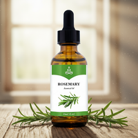 Huile essentielle de romarin de haute qualité, douce, pure, dérivée de plantes, extraite de manière botanique, écologique, durable et de qualité supérieure