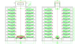 Circulaire Type Volledig Automatische Toren Parkeersysteem Auto Parkeersysteem Parking Verticale