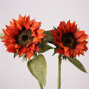Tournesol artificiel au toucher réel, décoration de Noël, de remise de diplôme et de la maison, produit fait main, meilleur prix pour le Nouvel An chinois - Product Image 4