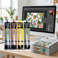 Kantong Tinta DTG 700ml Putih Pigmen Tekstil CMYK untuk Printer Brother GTX-422 GTX-423 GTX-424 GTX Pro Produsen