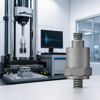 Accéléromètre piézoélectrique IEPE 10mV/g 500g, capteur de vibrations à haute résistance aux chocs pour la surveillance des équipements industriels, montage M5