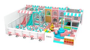 Top sân chơi trong nhà cung cấp thiết bị cung cấp đôi trượt công viên mềm trò chơi trampolines bóng hồ bơi cho trẻ em - Product Image 2