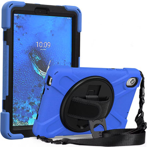 Funda para Tablet <span class=keywords><strong>Lenovo</strong></span> <span class=keywords><strong>Tab</strong></span> <span class=keywords><strong>M8</strong></span> de 8 Pulgadas con Soporte Giratorio de 360 Grados, Correa de Mano y Correa para el Hombro, <span class=keywords><strong>Precio</strong></span> de Fábrica - Product Image 1