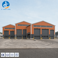 Plateforme de stockage en structure acier préfabriquée, cadre en acier Q355B avec connexion par boulons, capacité de charge lourde