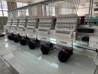 FUWEI Kecepatan Tinggi Komputerisasi 8 Kepala Topi Mesin Bordir