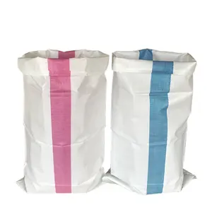 Sıcak satış renkli pirinç unları tahıl yem Wpp çuval dize pp çanta dokuma