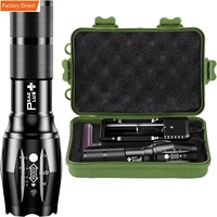 Linterna LED Zoom Nitecore, Linterna con Zoom para Caza, Camping, Senderismo, Correr, Linterna de Jade, GearLight, Mini Antorcha